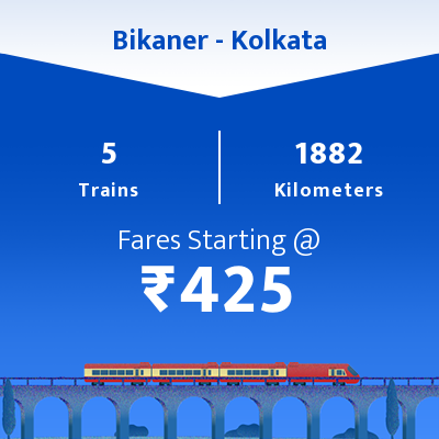 Bikaner To Kolkata Trains